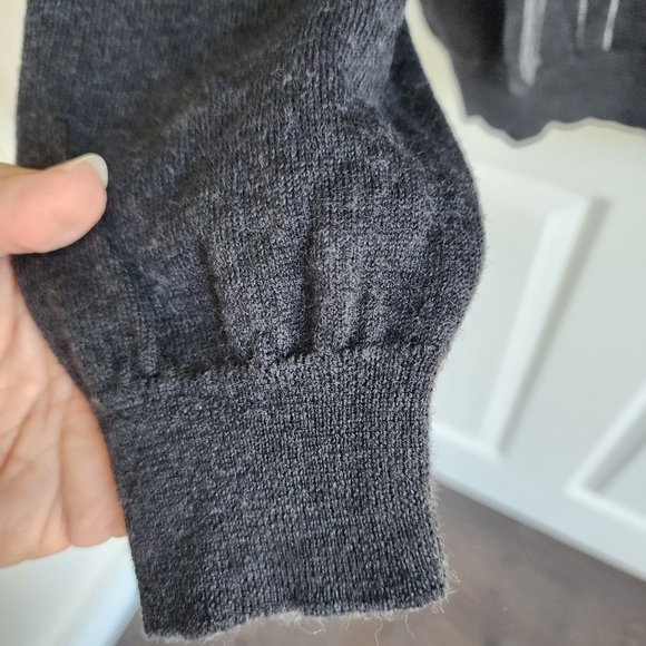 Marco Fiori 100% Pure Merino Wool Mens V neck Pullover Size L Made in Italy - Picture 4 of 10